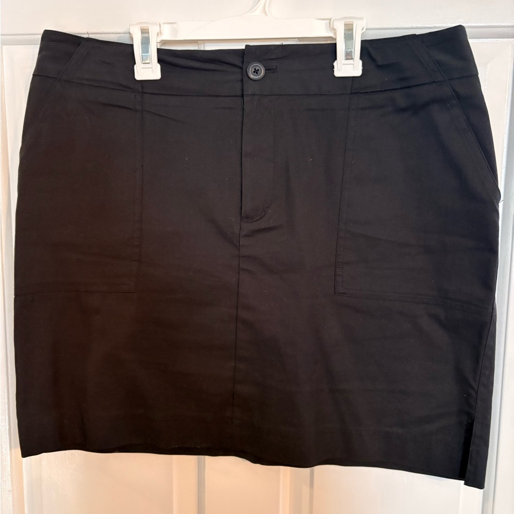 INC International Concepts Black Mini Skirt